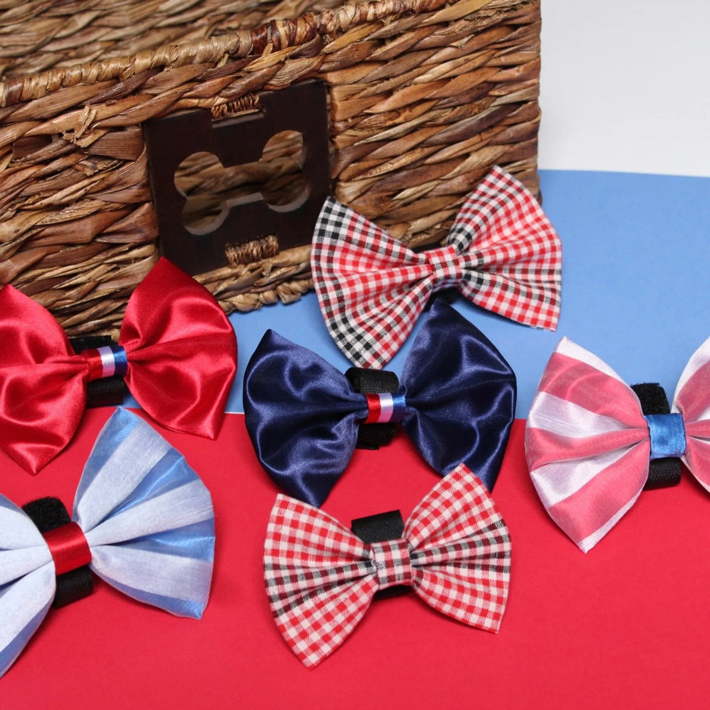 4th of July Bow Budget Bundle|Pets Ribbons