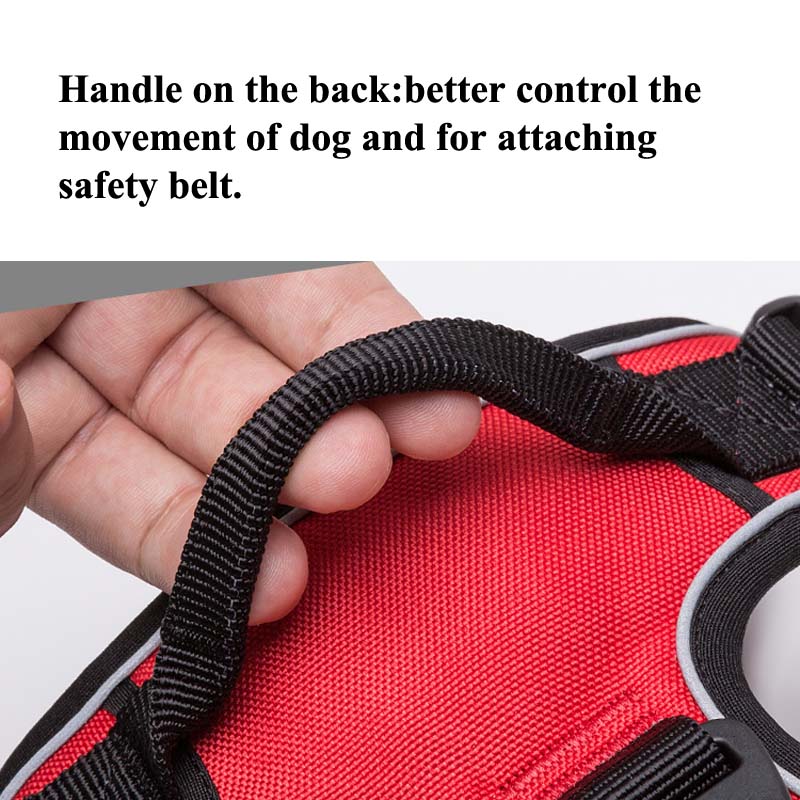 Dog's Reflective Nylon Harness