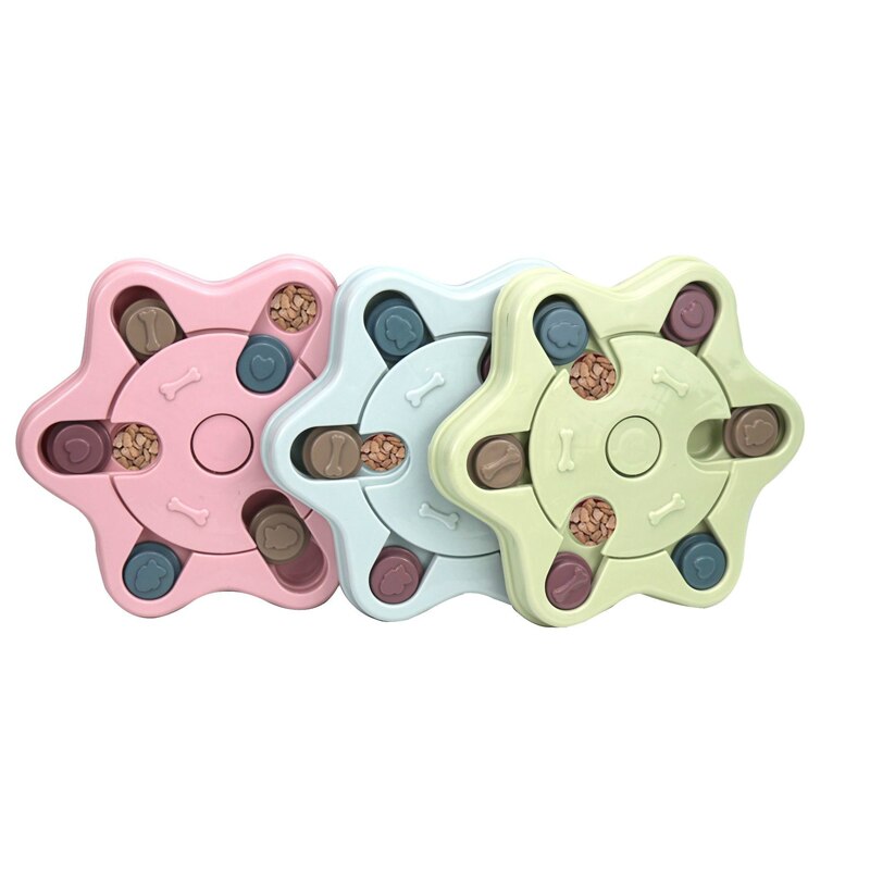 Puzzled Interactive Feeding Bowl for Dogs